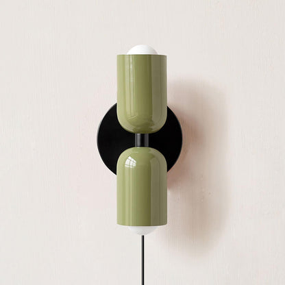 Couleur Double-Head Plug In Wall Lamp