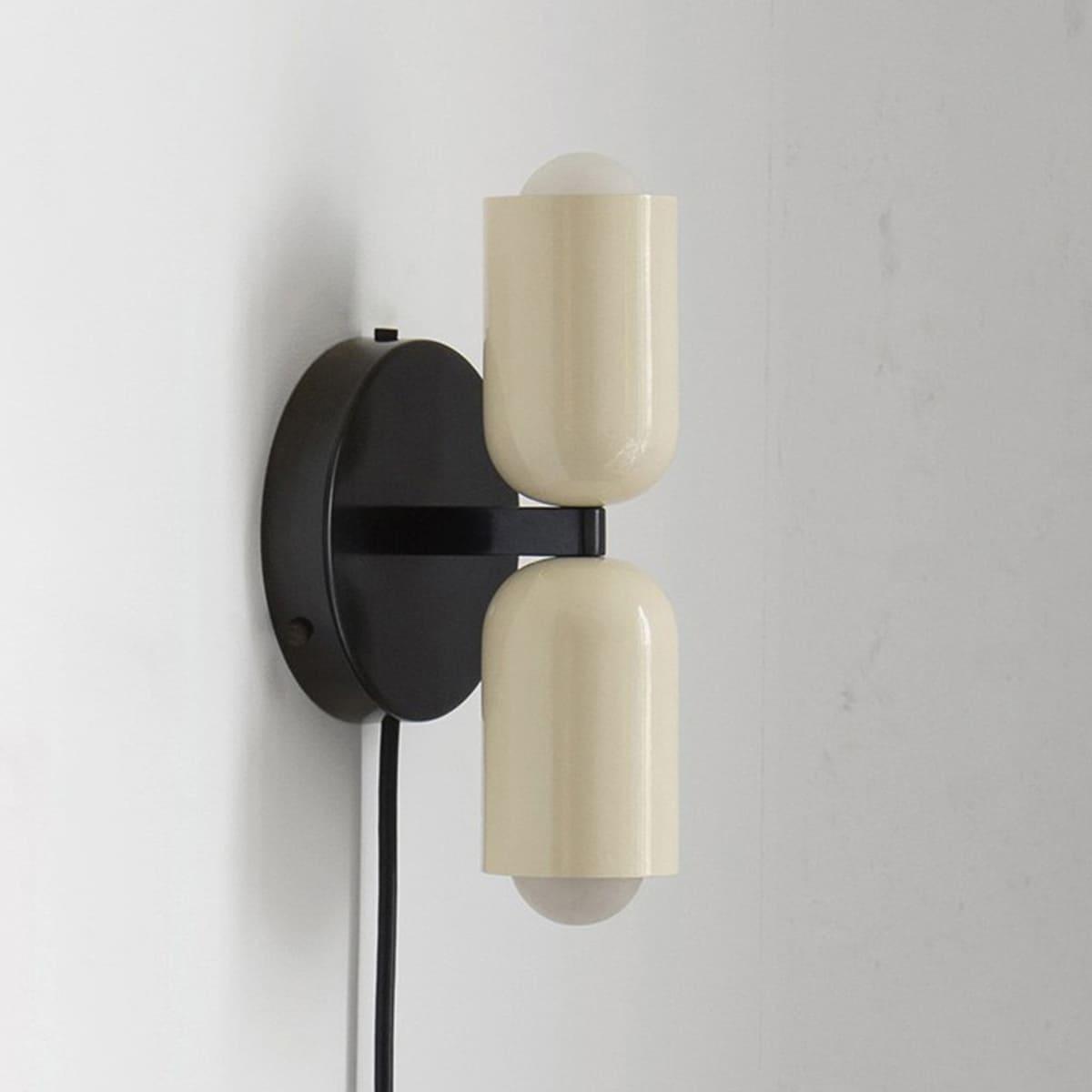 Couleur Double-Head Plug In Wall Lamp