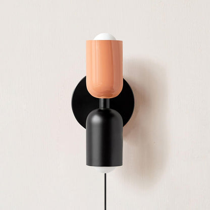 Couleur Double-Head Plug In Wall Lamp