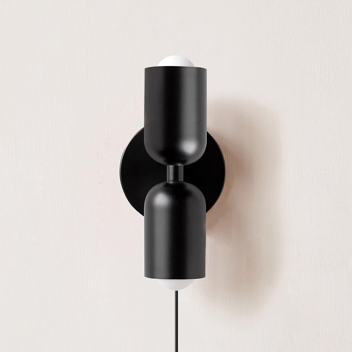 Couleur Double-Head Plug In Wall Lamp