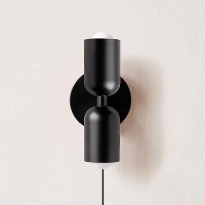 Couleur Double-Head Plug In Wall Lamp