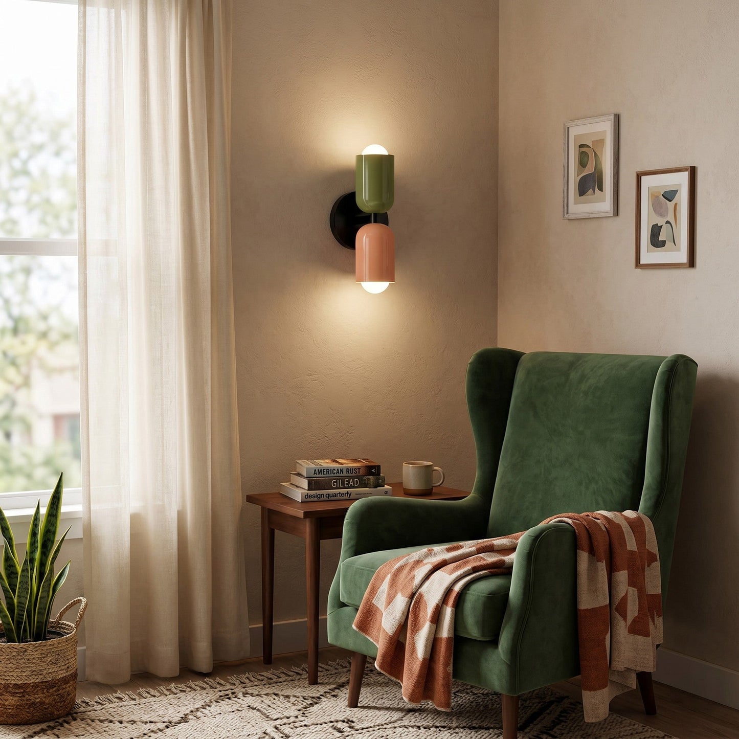 Couleur Double-Head Wall Lamp