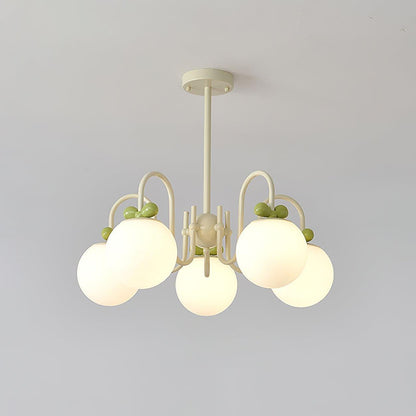 Cream Cherry Chandelier