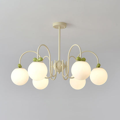 Cream Cherry Chandelier