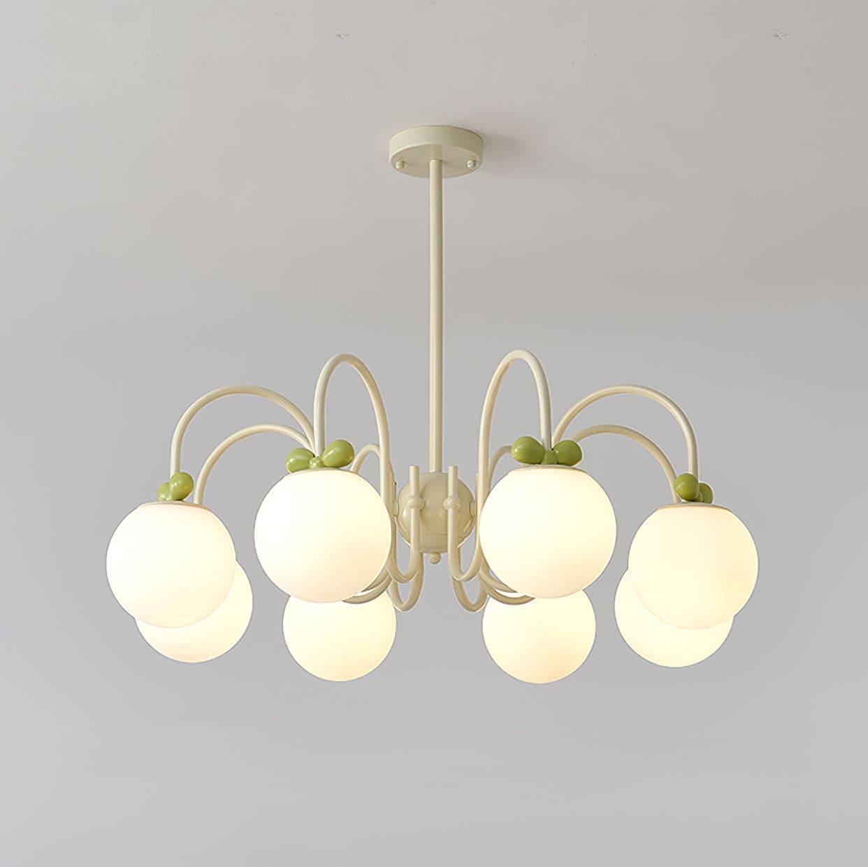 Cream Cherry Chandelier