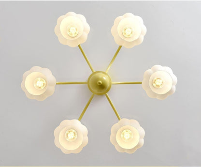 Cream Style Pumpkin Chandelier