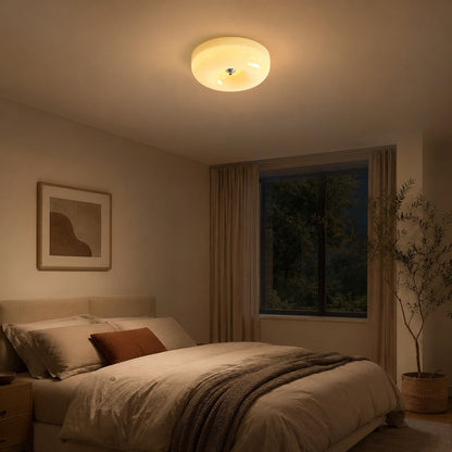 Cream Pudding Ceiling Lamp