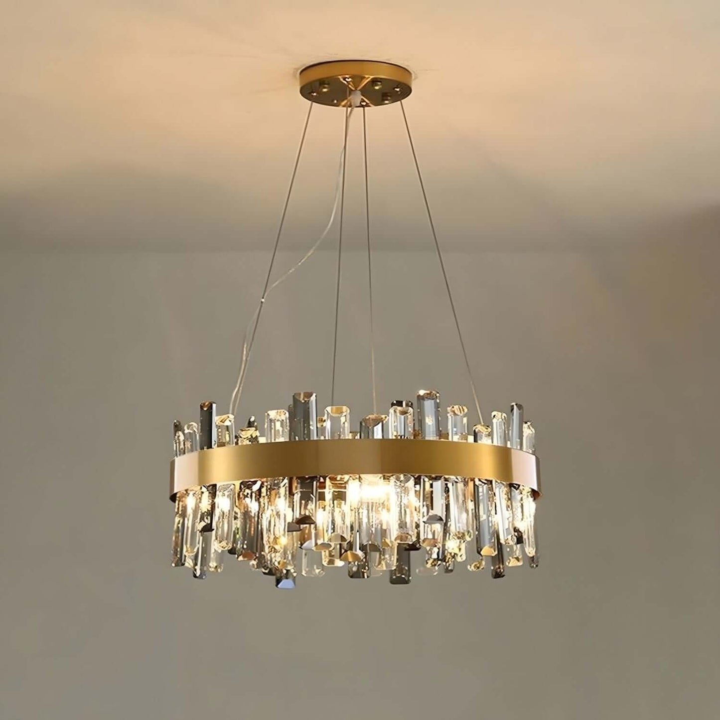 Crystal Cascade Chandelier