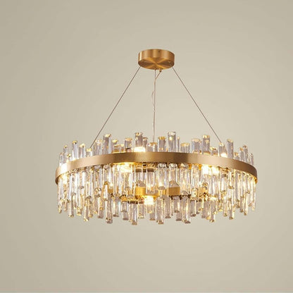 Crystal Cascade Chandelier