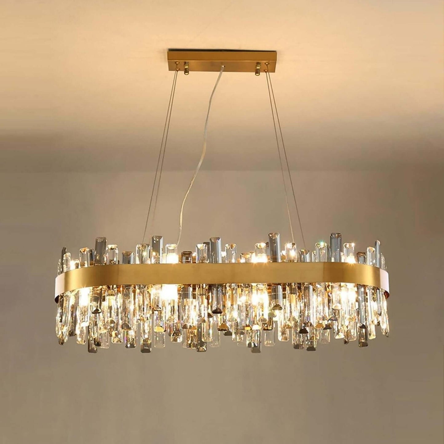 Crystal Cascade Chandelier