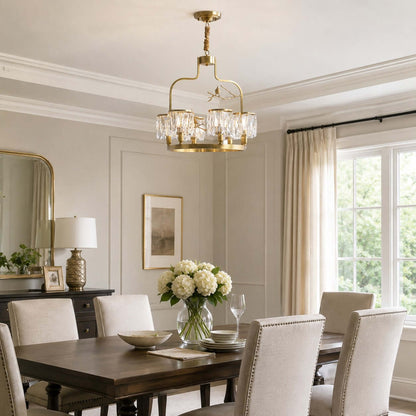 Crystal Bird Chandelier