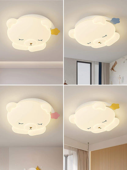 Cute Sleepy Bear Ceiling Lamp