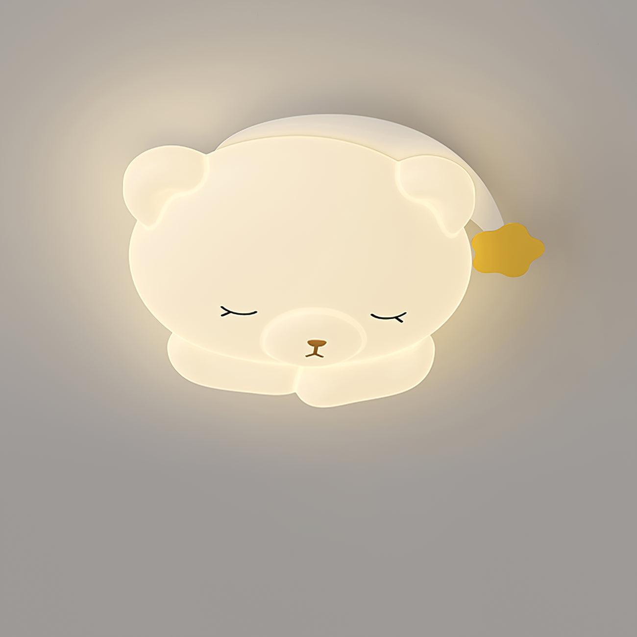 Cute Sleepy Bear Ceiling Lamp