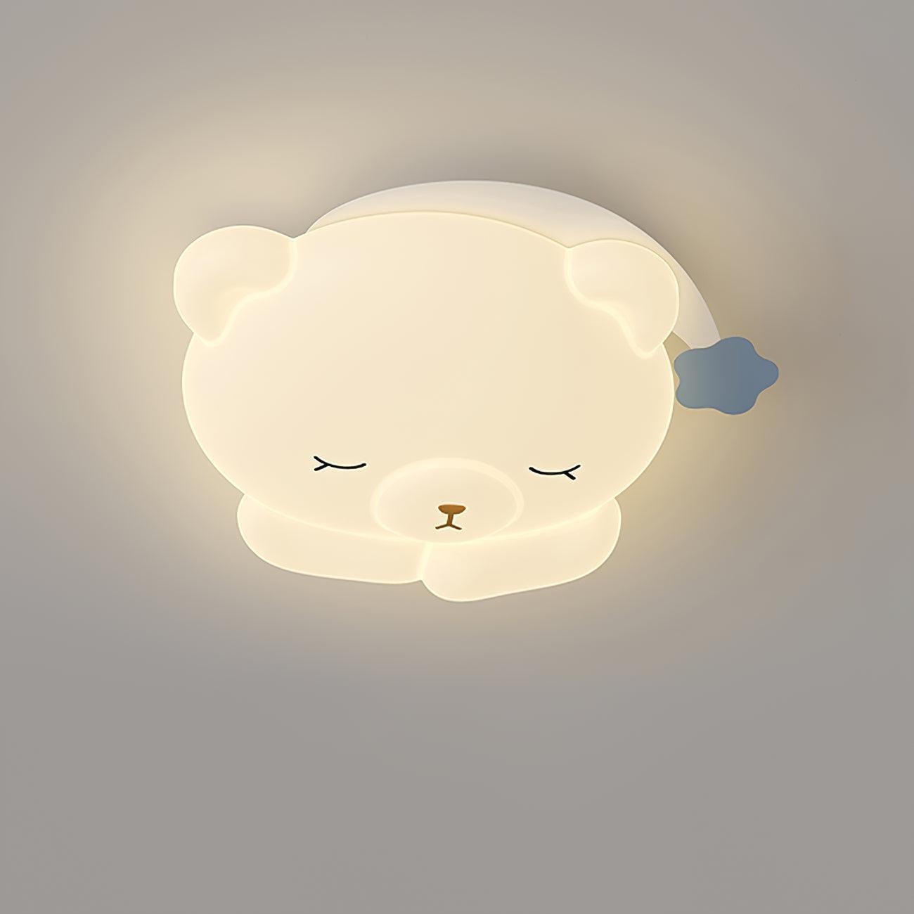 Cute Sleepy Bear Ceiling Lamp