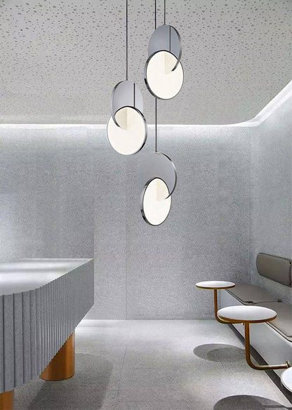 Interlocking Disc Pendant Light