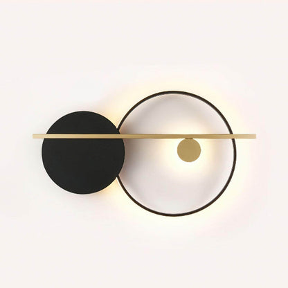 Double Round Wall Light
