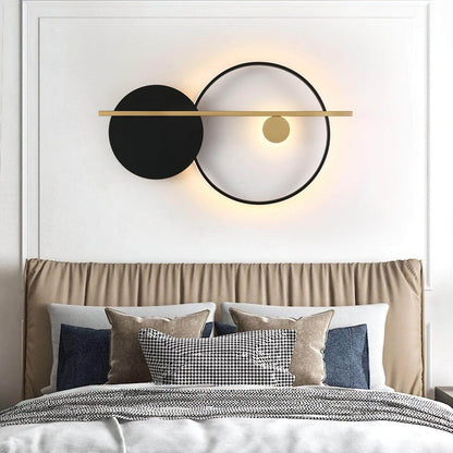 Double Round Wall Light