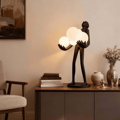 Druvalo Sculpture Table Lamp