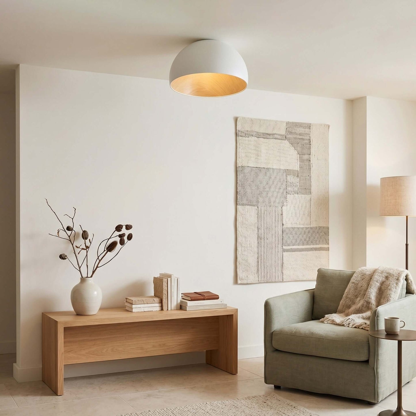 Duo Slanted Ceiling Lamp