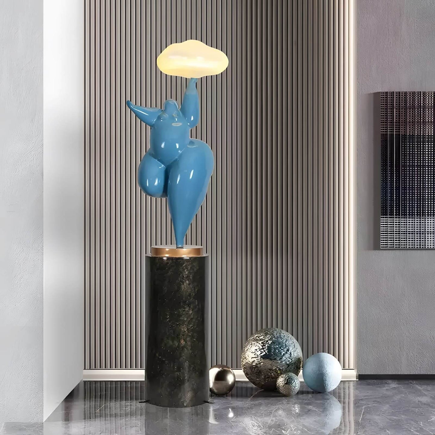 Duvani Sculpture Floor Lamp