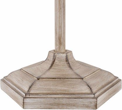 Esmeralda Resin Gray & Beige Floor Lamp