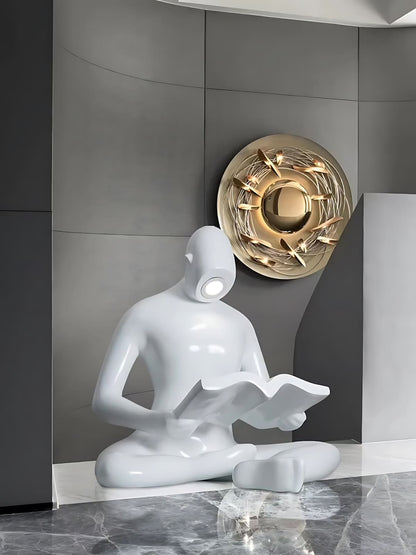 Elyvia Reading Sculpture Floor Lamp