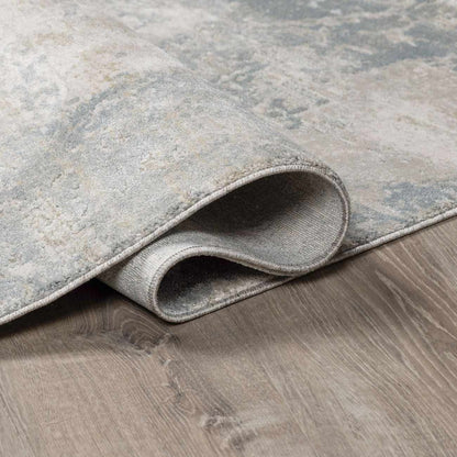 Fallin Gray Thick Luxe Abstract Striped Rug