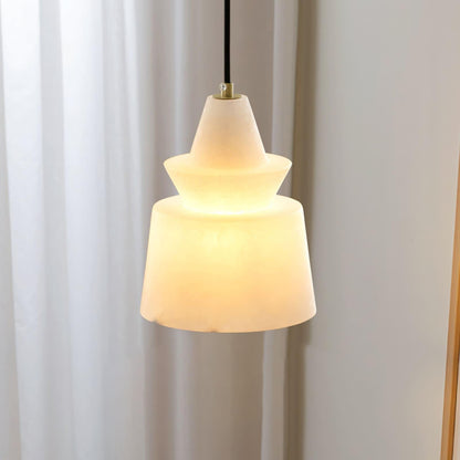 Flo  S  Alabaster Pendant Light