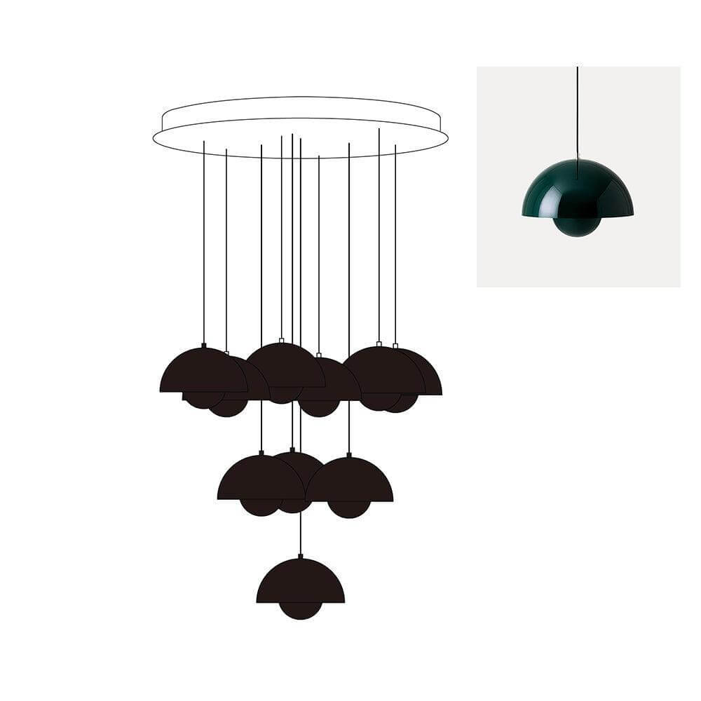 Flowerpot Combination Chandelier