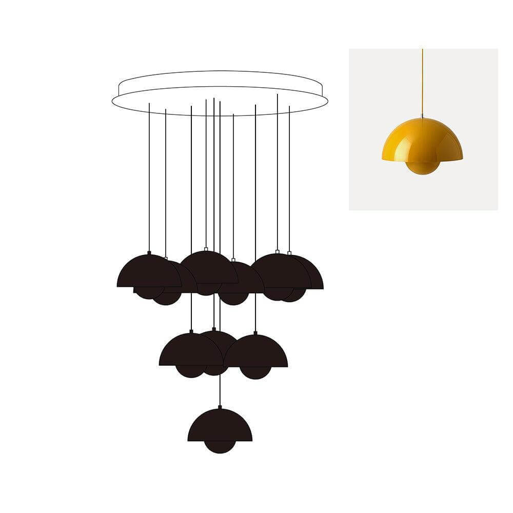 Flowerpot Combination Chandelier