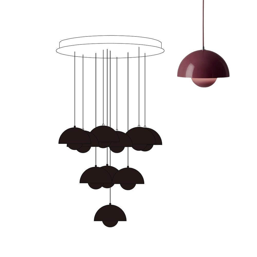 Flowerpot Combination Chandelier