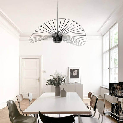 French Vertigo Fiberglass Chandelier 54.7"