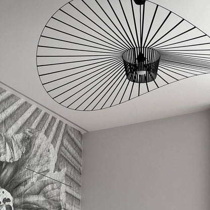French Vertigo Fiberglass Chandelier 54.7"