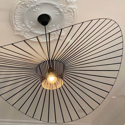 French Vertigo Fiberglass Chandelier 54.7"