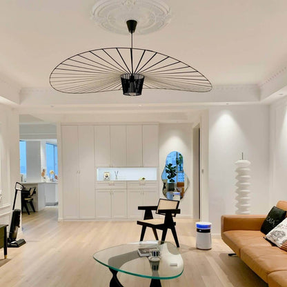 French Vertigo Fiberglass Chandelier 54.7"