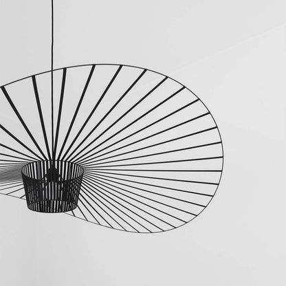 French Vertigo Fiberglass Chandelier 54.7"