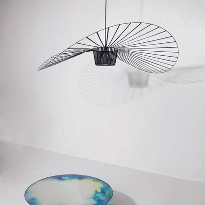 French Vertigo Fiberglass Chandelier 54.7"
