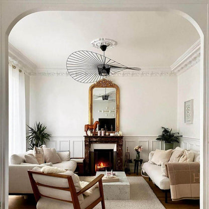 French Vertigo Fiberglass Chandelier 54.7"