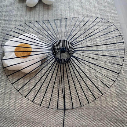 French Vertigo Fiberglass Chandelier 39.4"