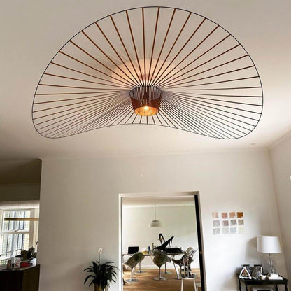 French Vertigo Fiberglass Chandelier 39.4"