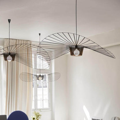 French Vertigo Fiberglass Chandelier 39.4"