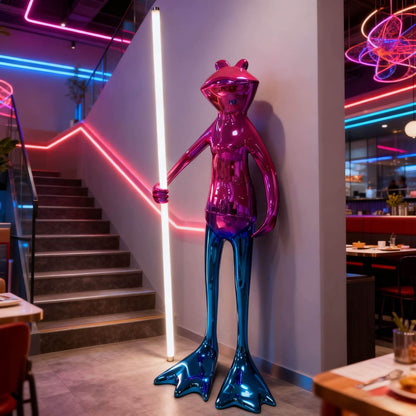 Frogman Sculpture Floor Lamp