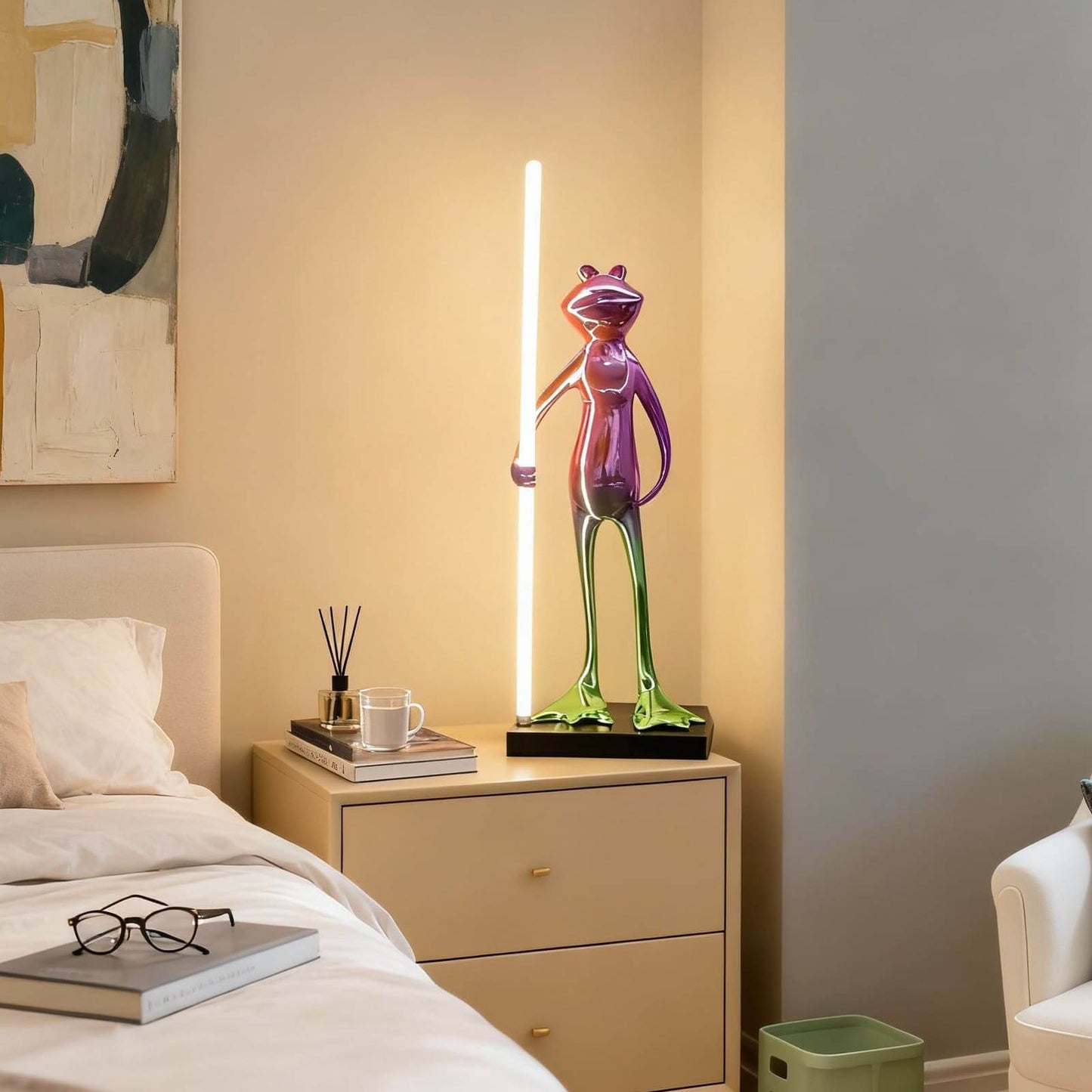 Frogman Sculpture Table Lamp