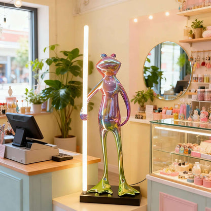 Frogman Sculpture Table Lamp
