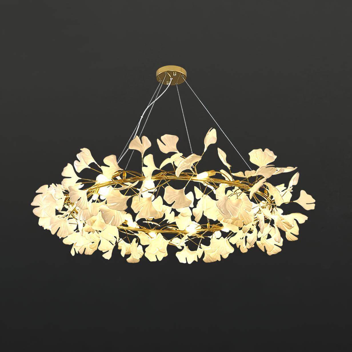 Gingko Chandelier Style D