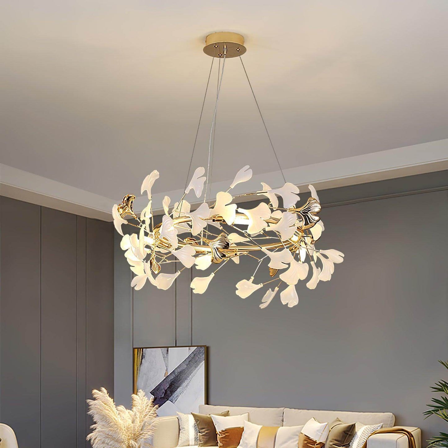 Gingko Chandelier Style E