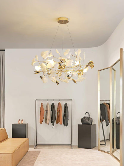 Gingko Chandelier Style F