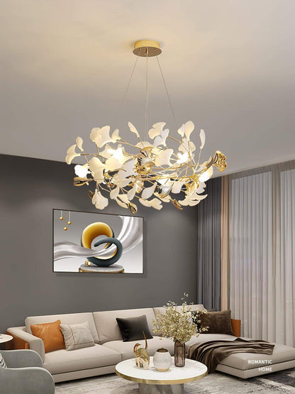 Gingko Chandelier Style F