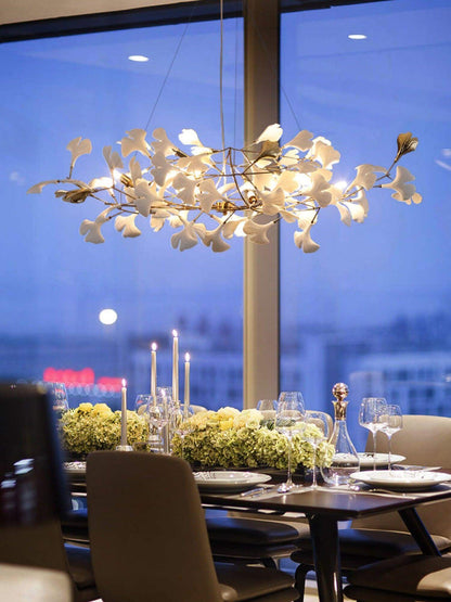 Gingko Chandelier Style F