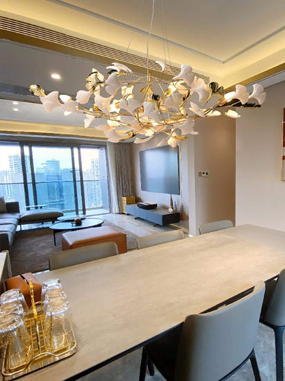 Gingko Chandelier Style F